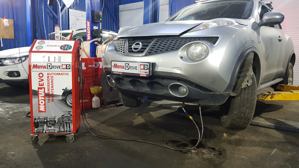 Замена масла в АКПП Juke Замена масла в АКПП Juke