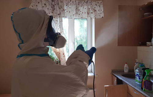 Дезинфекция от тараканов генератором холодного тумана