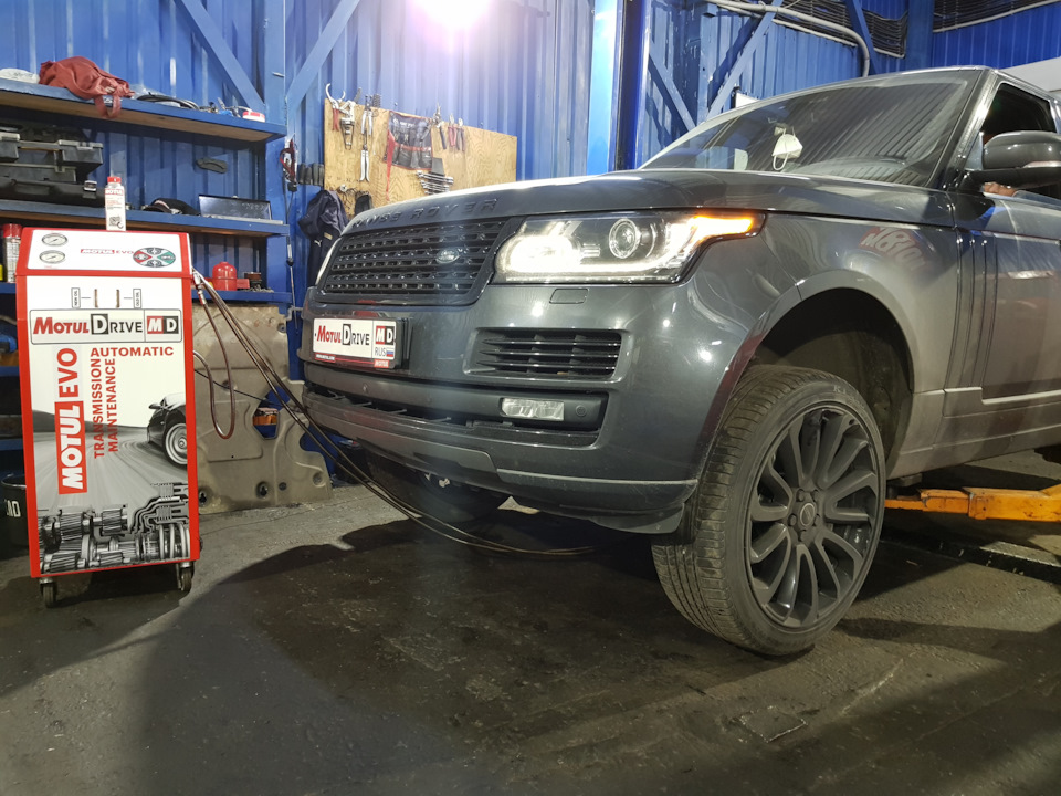 Замена масла в АКПП Range Rover Замена масла в АКПП Range Rover