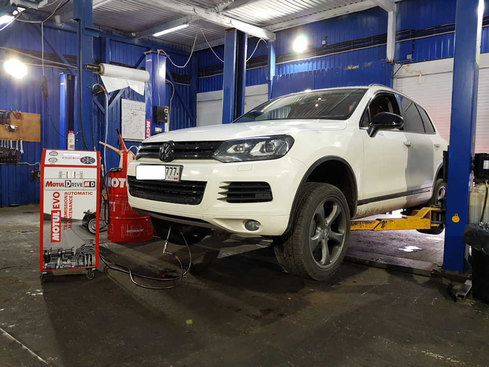 Замена масла в АКПП Touareg Замена масла в АКПП Touareg