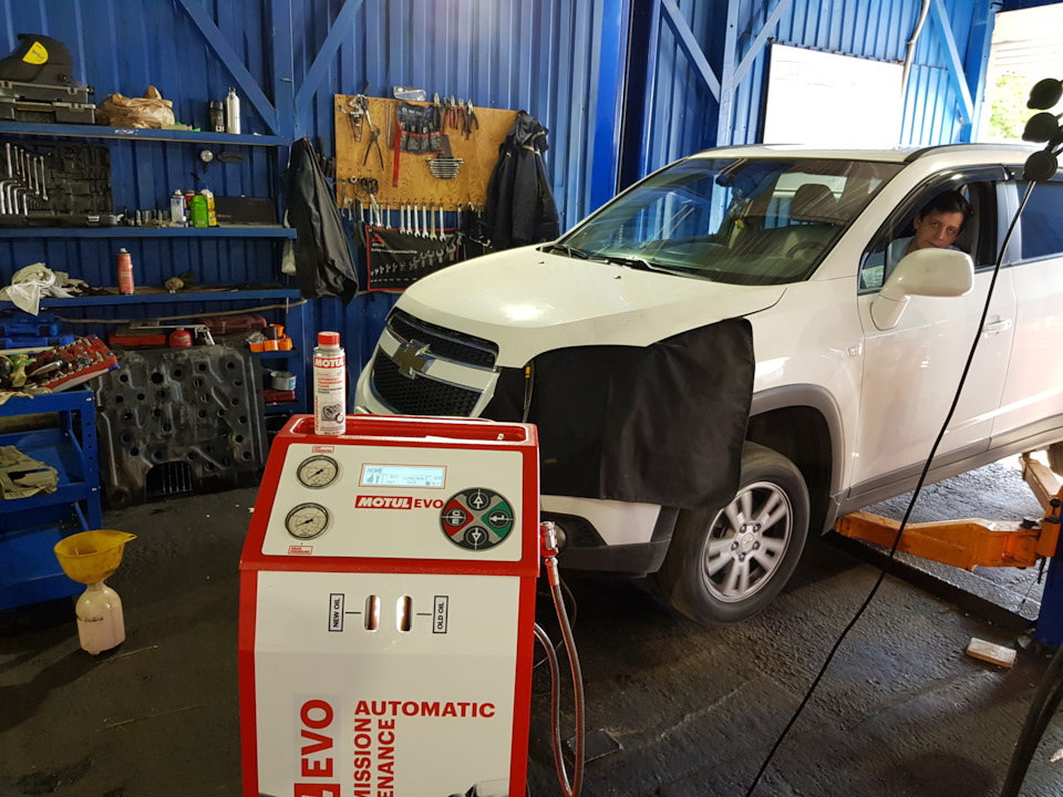 Замена масла в автоматической коробке Chevrolet Замена масла в автоматической коробке Chevrolet