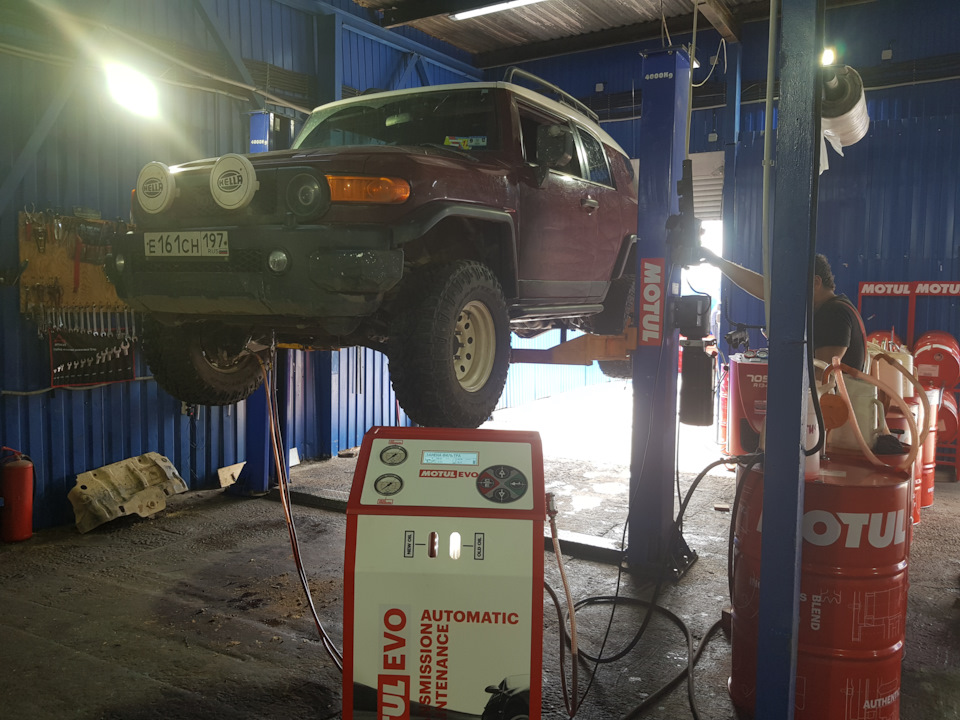 Замена масла в автоматической коробке FJ Cruiser Замена масла в автоматической коробке FJ Cruiser