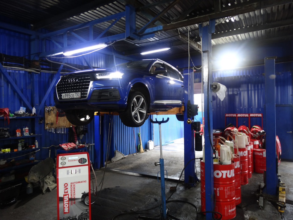 Замена масла в автоматической коробке Audi Замена масла в автоматической коробке Audi