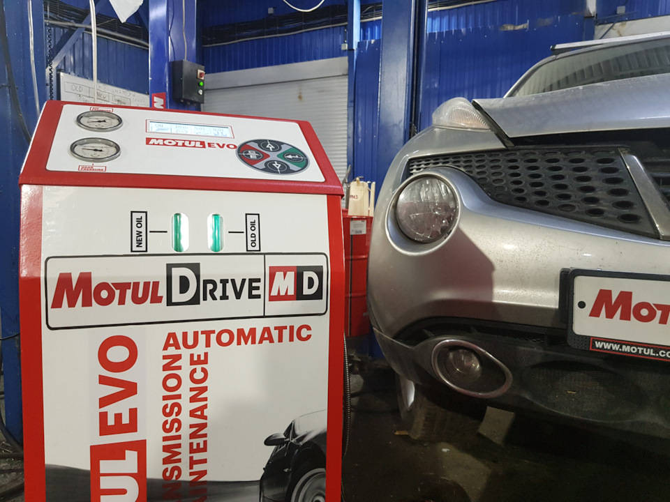 Аппаратная замена масла в автоматической коробке Nissan Juke Nissan Аппаратная замена масла в автоматической коробке Nissan Juke Nissan