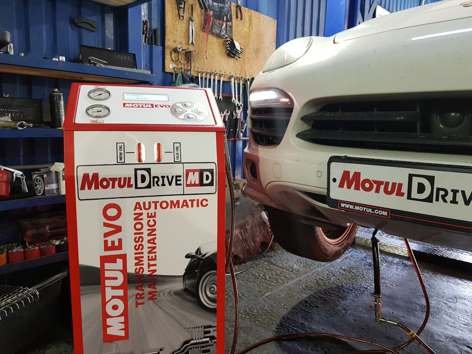 Замена масла в автоматической коробке Cayenne Замена масла в автоматической коробке Cayenne