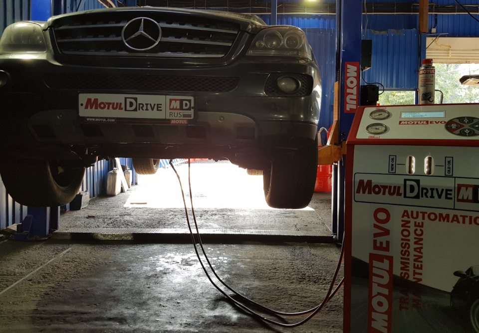 Замена масла в АКПП Mercedes-Benz ML Замена масла в АКПП Mercedes-Benz ML
