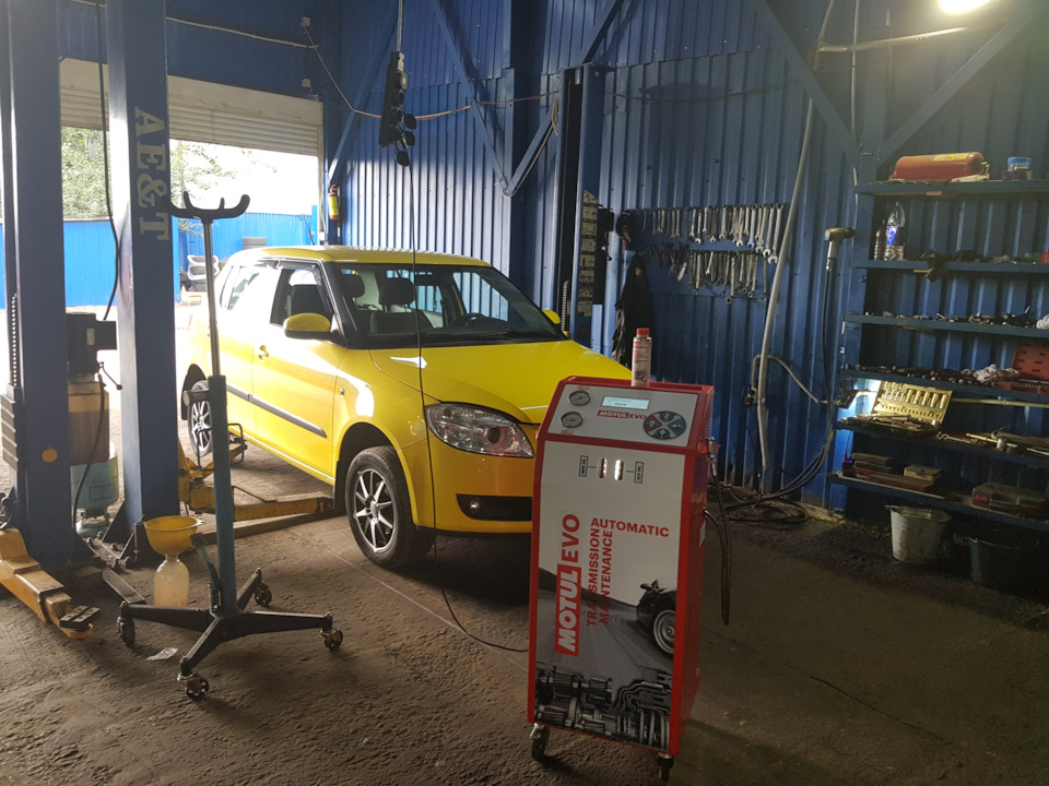 Замена масла в АКПП Fabia Замена масла в АКПП Fabia