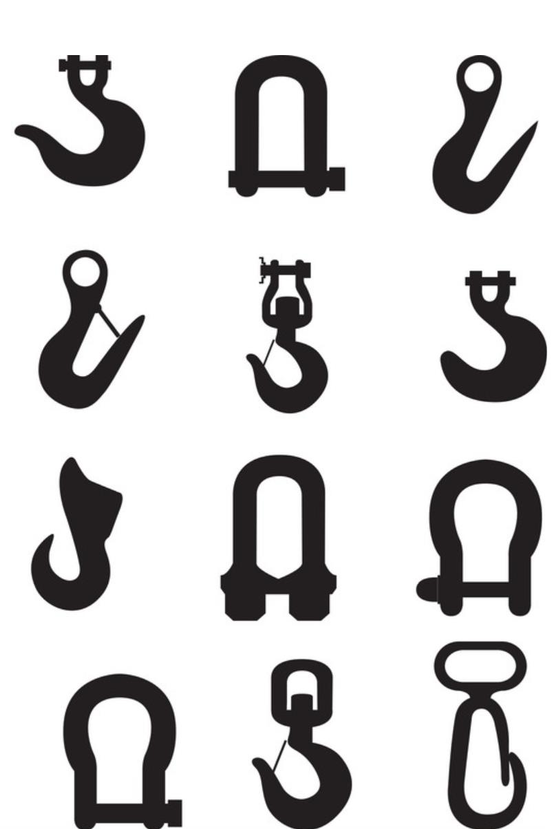 Такелаж TOR — крюки, звенья, скобы, коуши, зажимы, втулки для каната