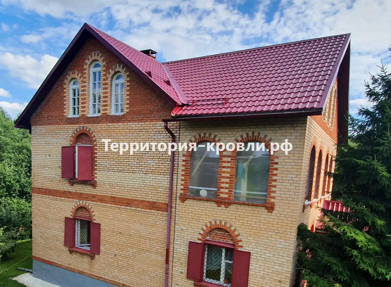 Ремонт кровли, СНТ Сокол-2 — кровля из металлочерепицы