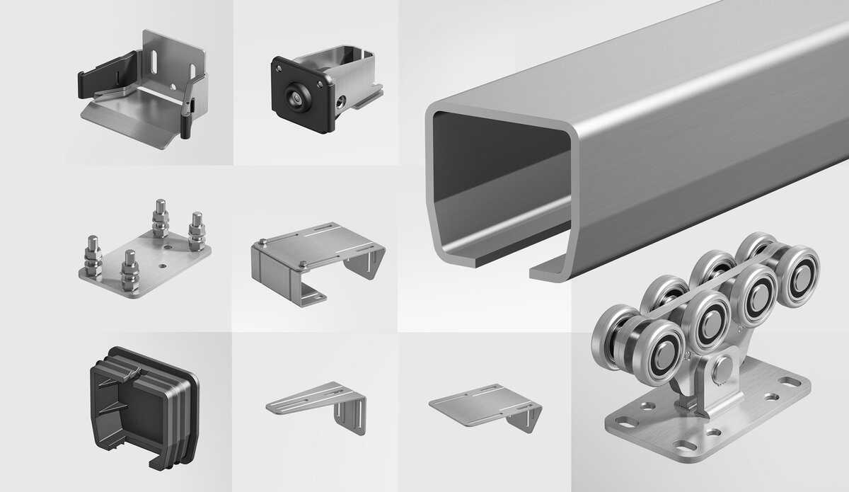 Комлектующие для откатных ворот