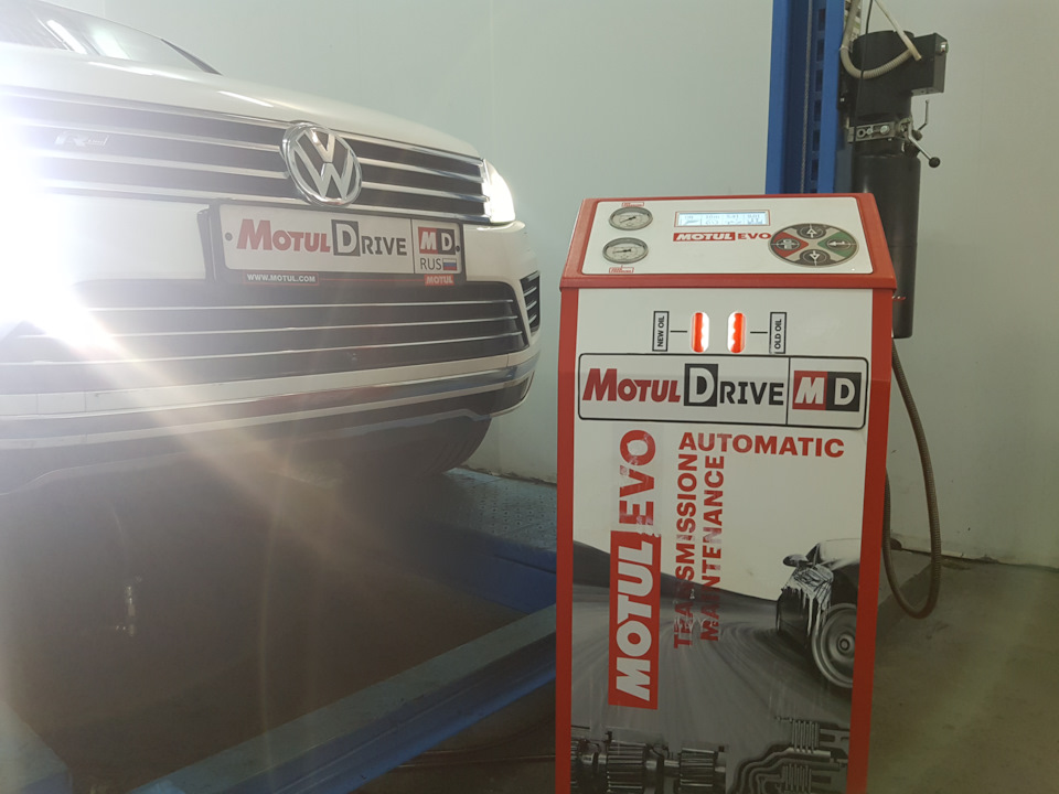 Аппаратная замена масла в АКПП Volkswagen Touareg Аппаратная замена масла в АКПП Volkswagen Touareg