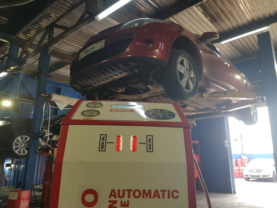 Замена масла в автомате Renault Megane Замена масла в автомате Renault Megane