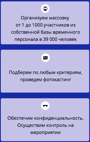 Описание организации массовки Описание организации массовки