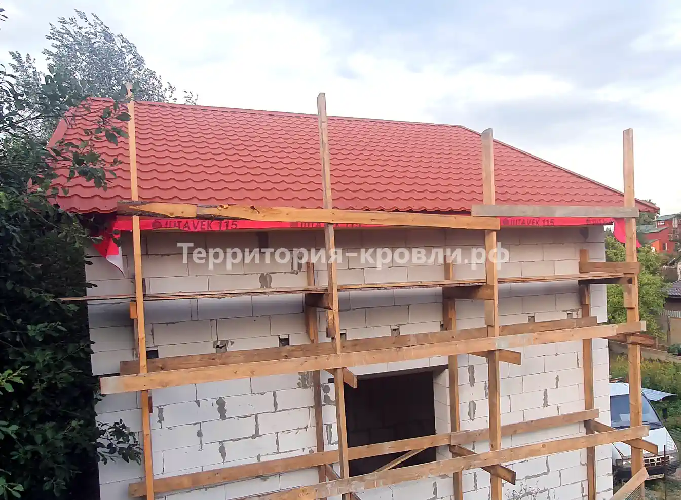 Металлочерепица Монтаж кровли под ключ