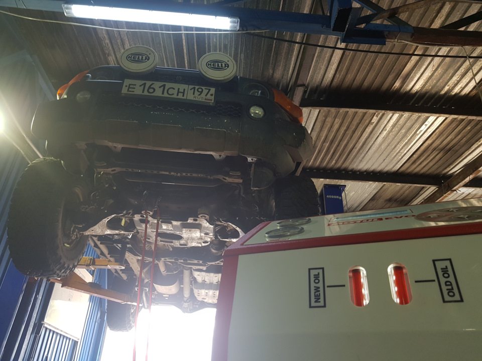 Аппаратная замена масла в АКПП Toyota FJ Cruiser Аппаратная замена масла в АКПП Toyota FJ Cruiser