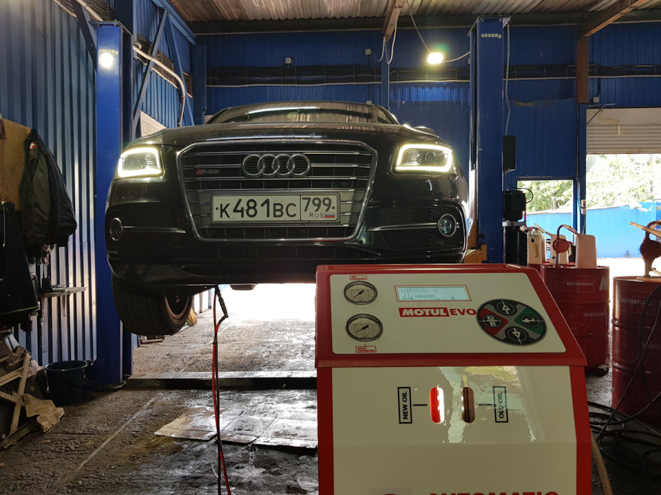Аппаратная замена масла в АКПП Audi Аппаратная замена масла в АКПП Audi