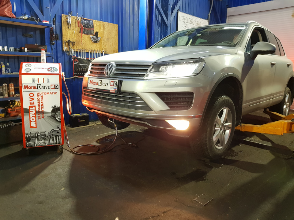 Замена масла в АКПП Touareg Замена масла в АКПП Touareg