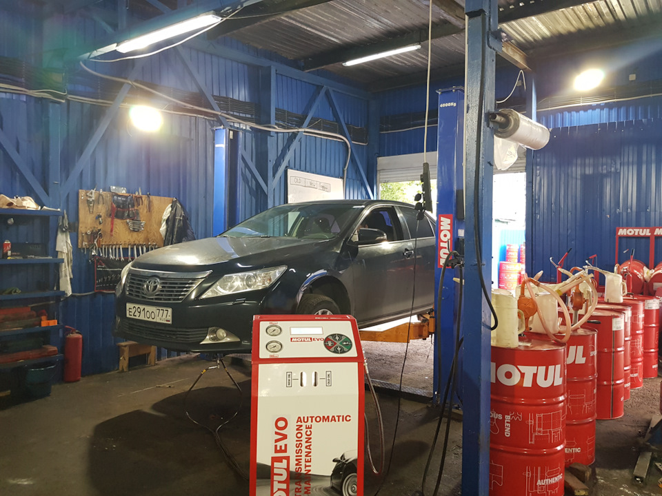 Аппаратная замена масла в автоматической коробке Toyota Camry Toyota Аппаратная замена масла в автоматической коробке Toyota Camry Toyota