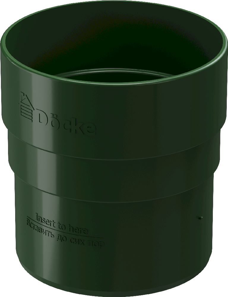 Муфта трубы d80 мм Docke Standard, Зелёный (RAL6005)