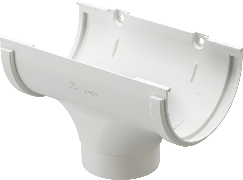 Воронка d120 мм Docke Standard, Белый (RAL9003)