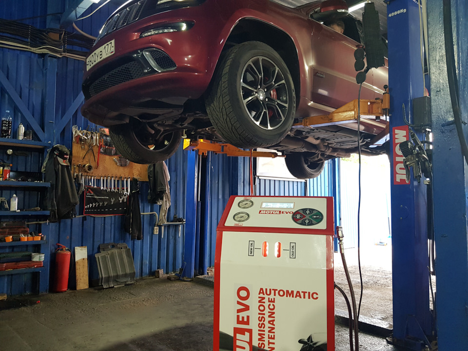 Аппаратная замена масла в коробке автомат Jeep Аппаратная замена масла в коробке автомат Jeep