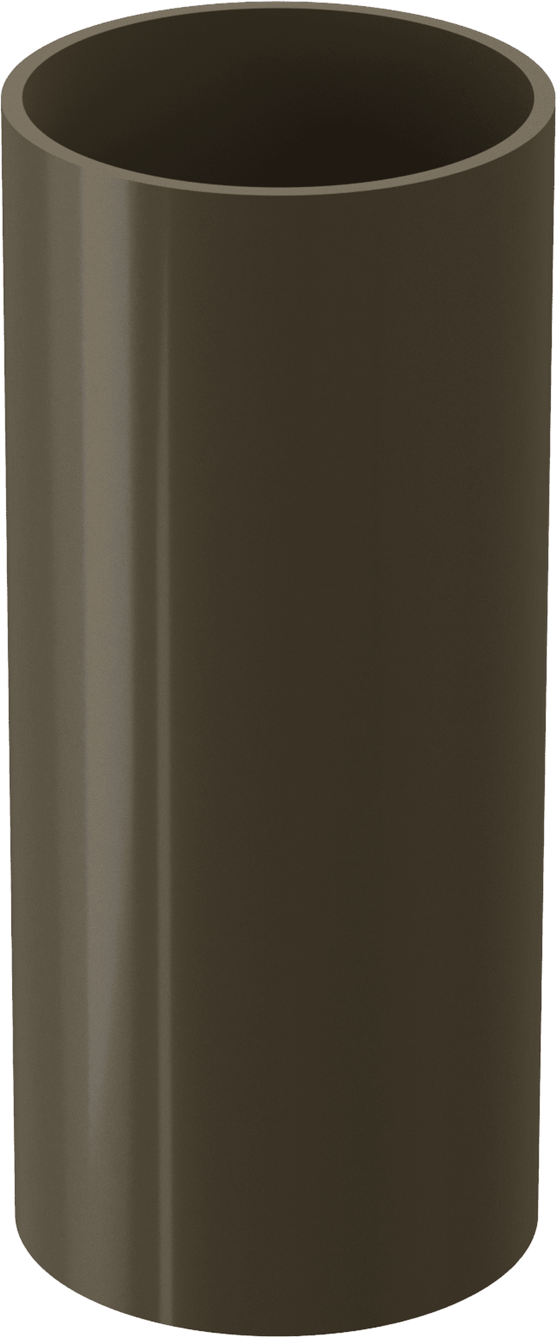 Труба водосточная d85 мм Docke Premium 3000 мм, Каштан (RAL8517)