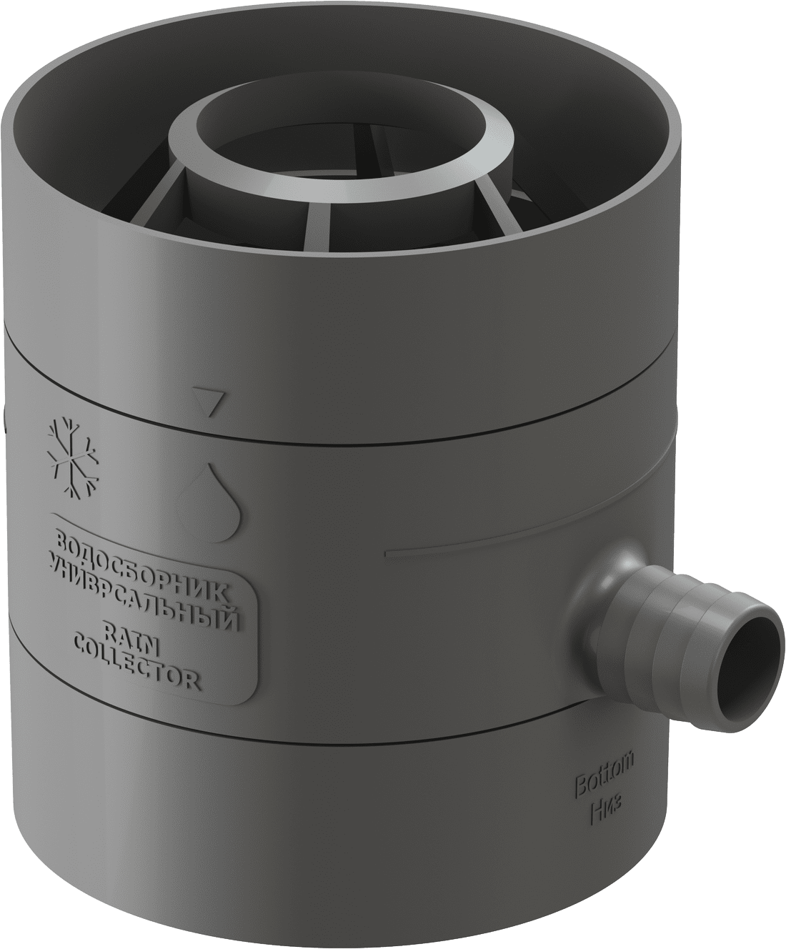 Водосборник универсальный Docke, Графит (RAL7024)