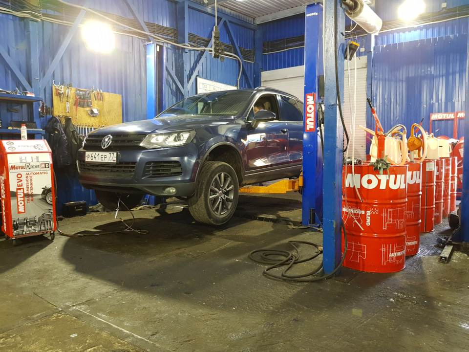 Замена масла в АКПП Touareg Замена масла в АКПП Touareg