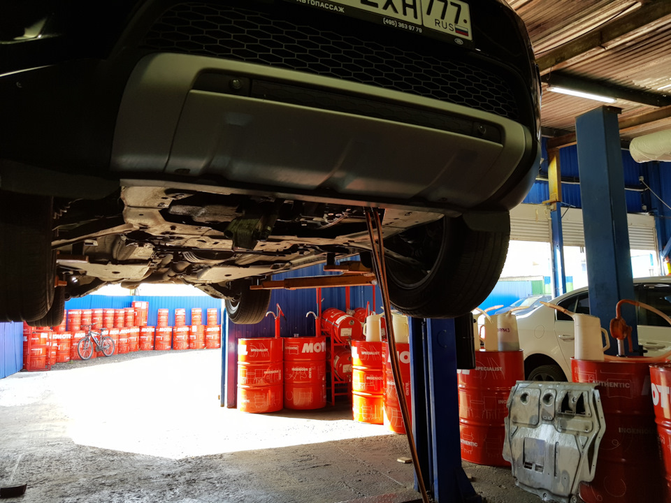 Замена масла в АКПП Discovery Sport Замена масла в АКПП Discovery Sport