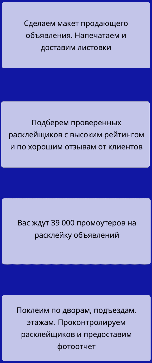Расклейка объявлений в СПб описание услуг Расклейка объявлений в СПб описание услуг