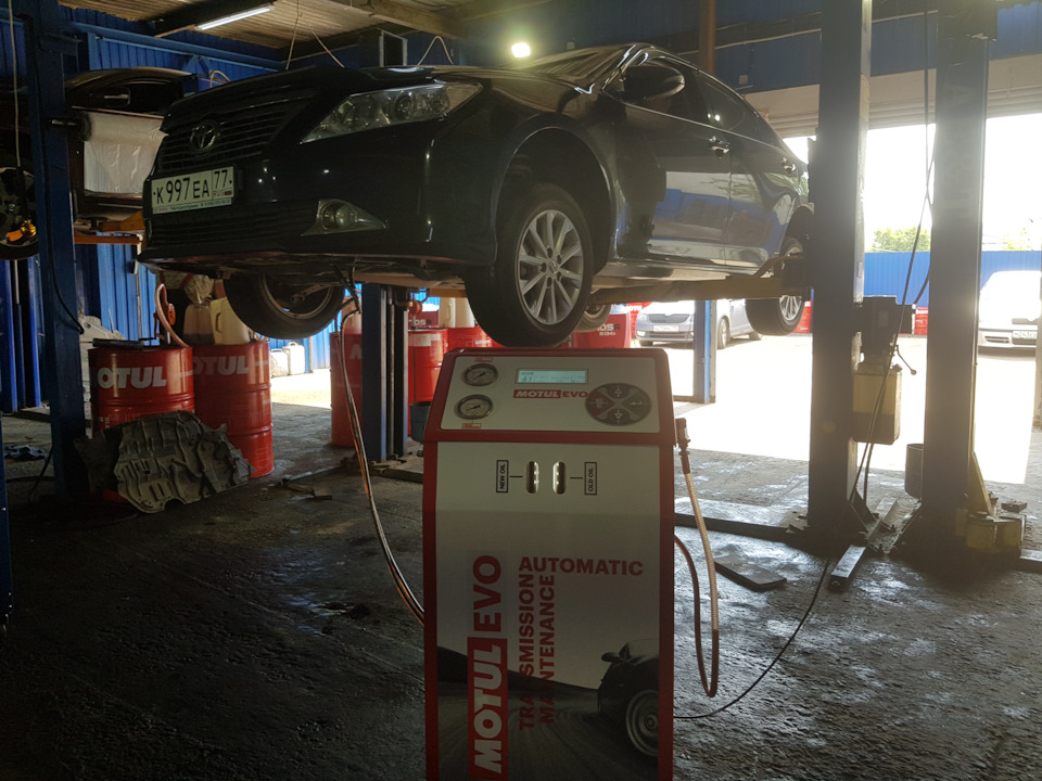 Замена масла в АКПП Toyota Camry Замена масла в АКПП Toyota Camry