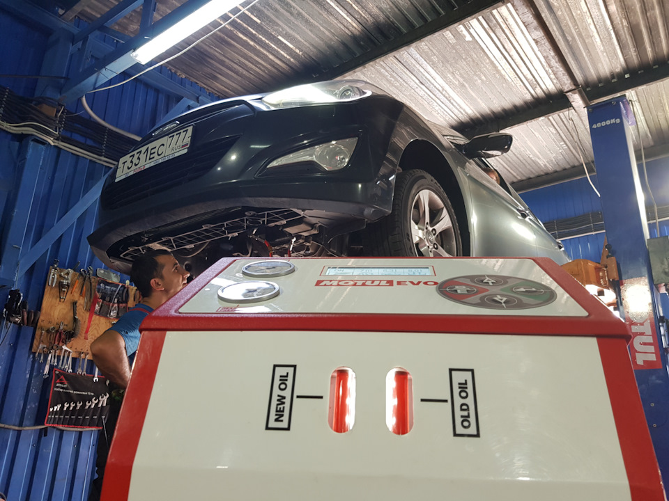Замена масла в коробке автомат Hyundai Замена масла в коробке автомат Hyundai