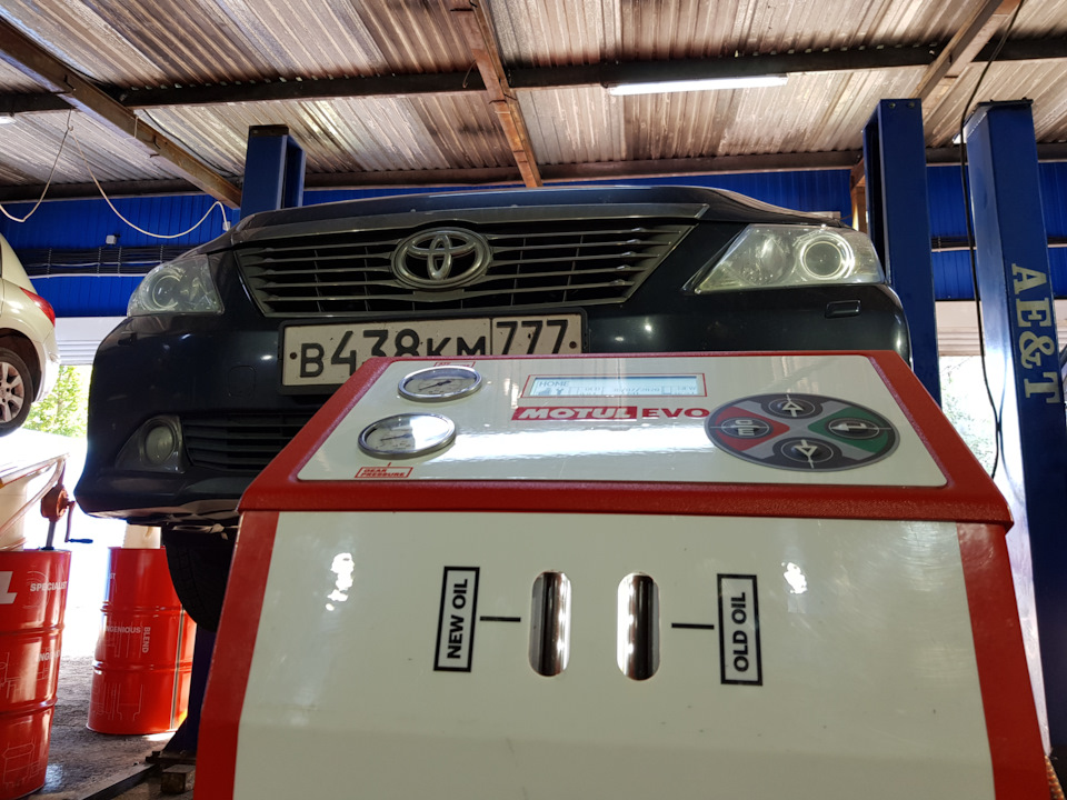 Замена масла в АКПП Camry Замена масла в АКПП Camry
