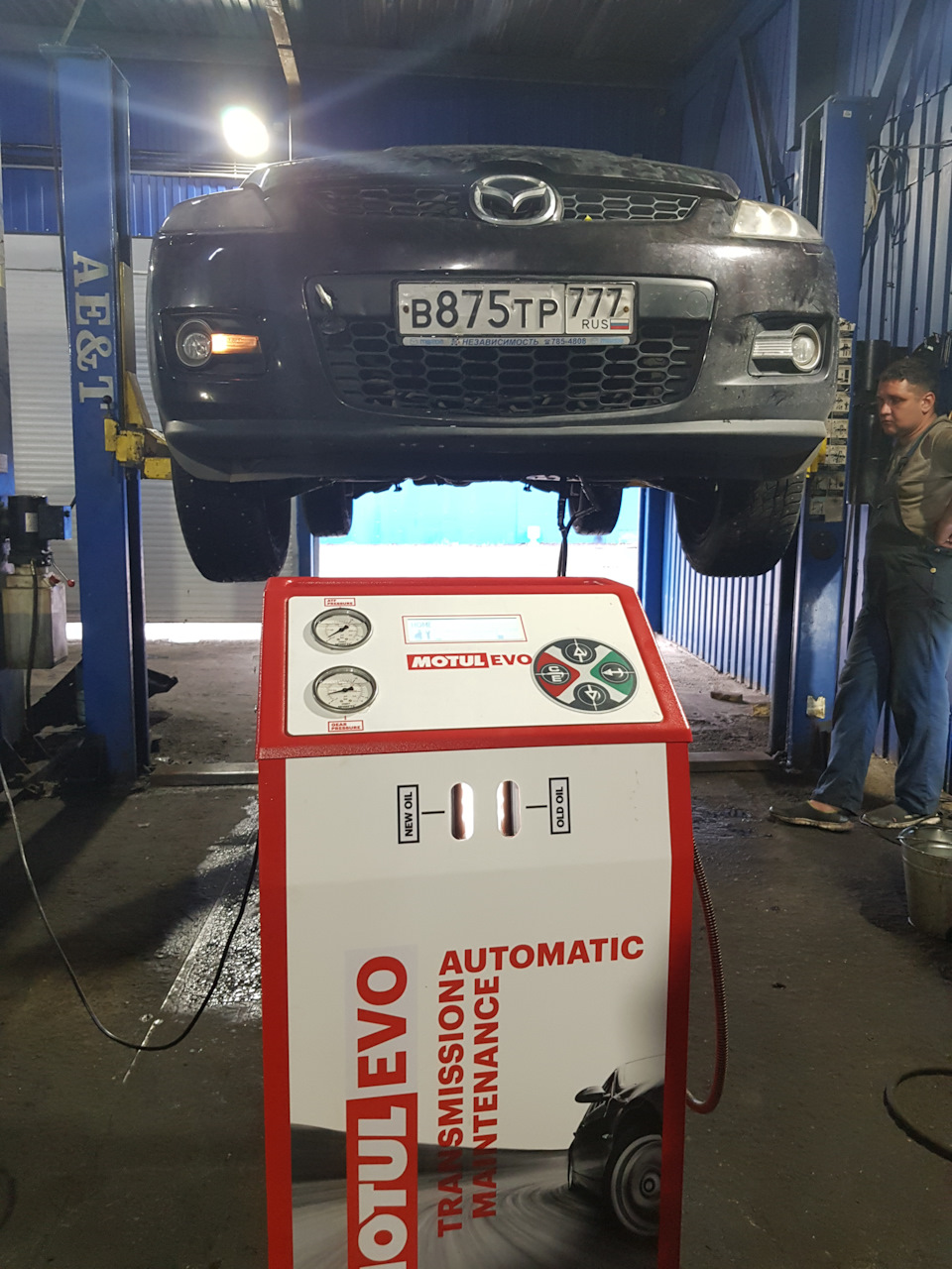 Замена масла в АКПП Mazda CX-7 Замена масла в АКПП Mazda CX-7