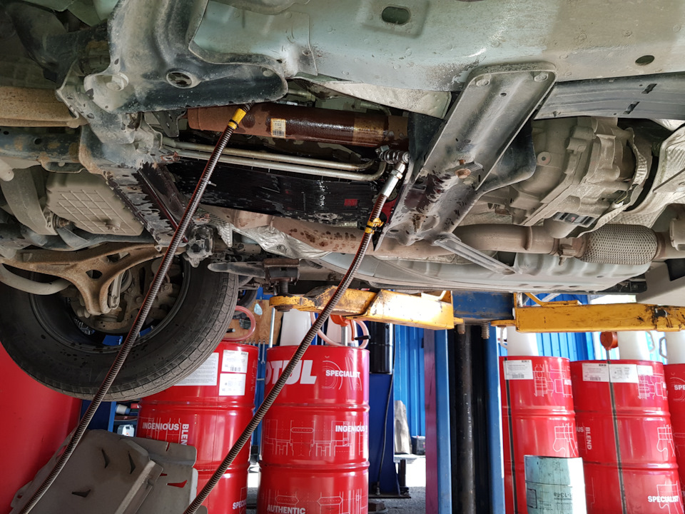 Замена масла в автоматической коробке Jeep Grand Cherokee Замена масла в коробке автомат Jeep Grand Cherokee