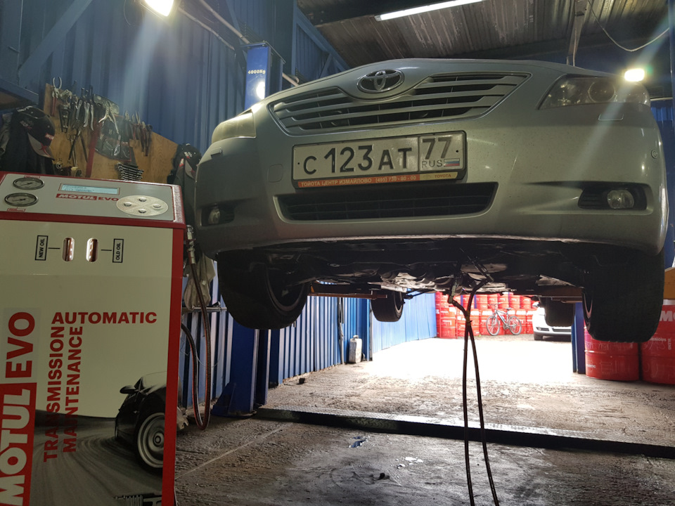 Замена масла в АКПП Camry Замена масла в АКПП Camry
