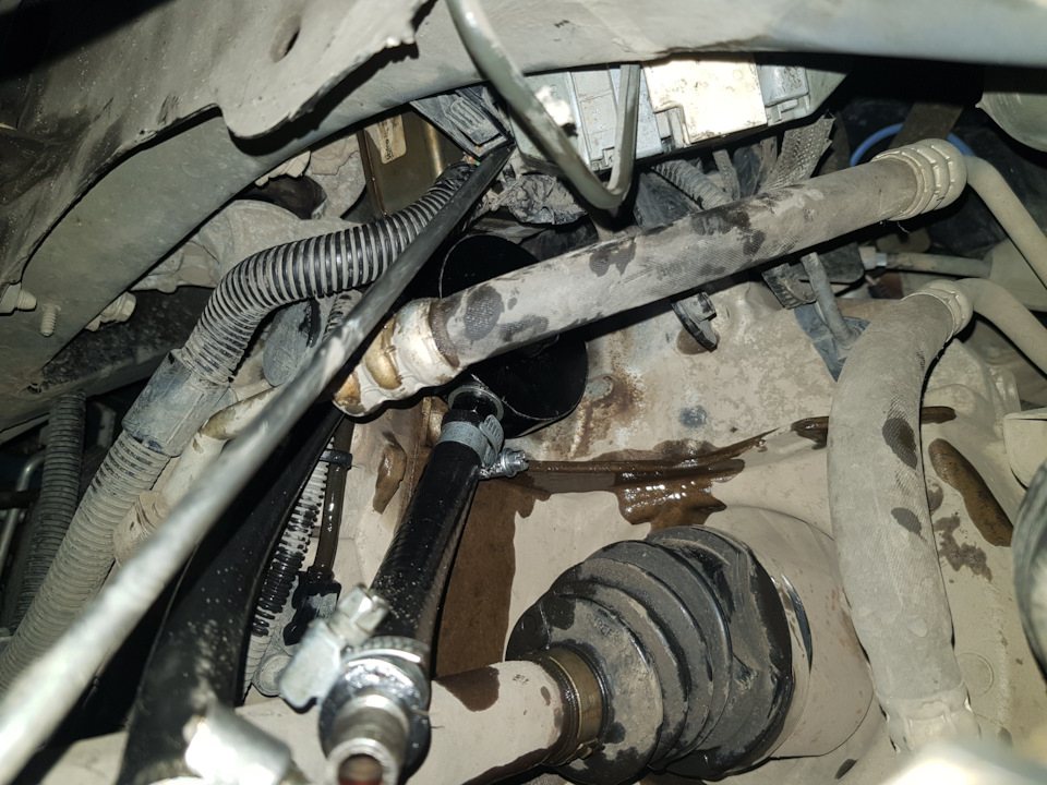 Замена масла в автоматической коробке Nissan Almera Замена масла в коробке автомат Nissan Almera