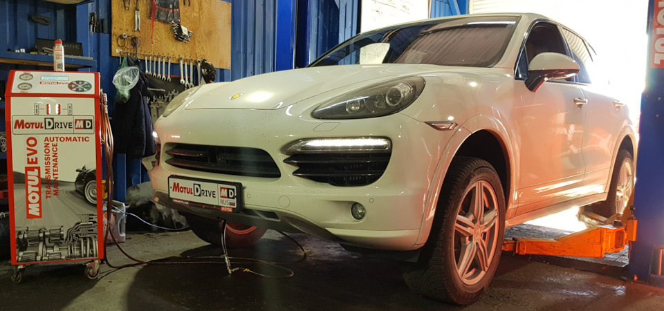 Замена масла в АКПП Porsche Cayenne Замена масла в АКПП Porsche Cayenne