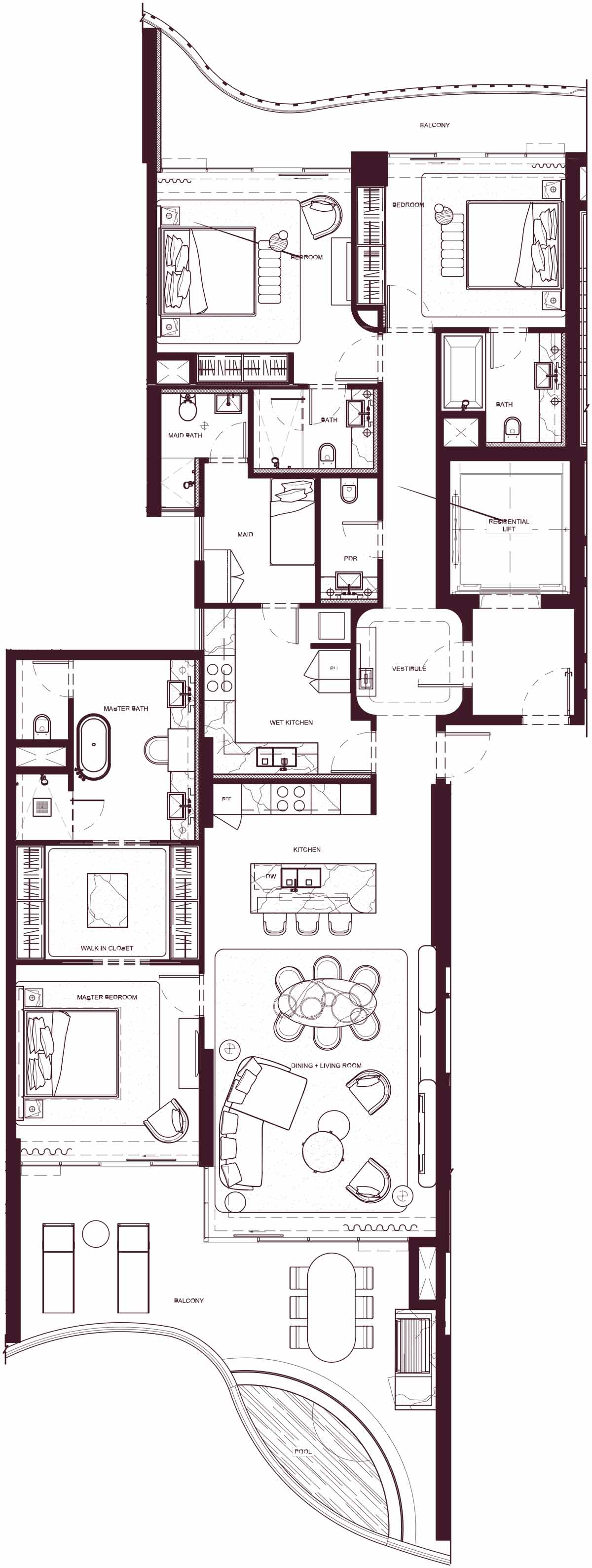 Mr. C Residences Jumeirah Dubai – Serviced Apartments, Penthouses & Villas for Sale
