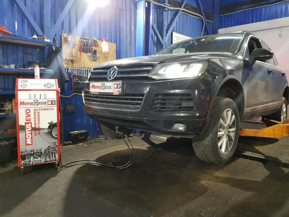 Замена масла в АКПП Touareg Замена масла в АКПП Touareg