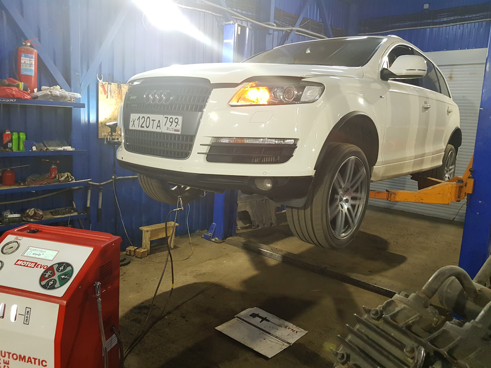 Замена масла в АКПП Audi Q7 Замена масла в АКПП Audi Q7
