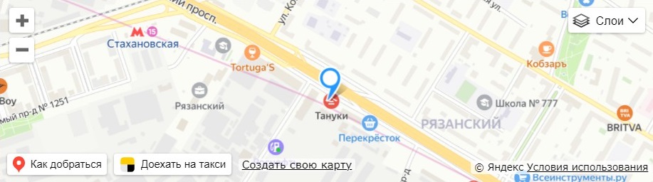 КУХНИ ГАРАНТ - МОСКВА на карте КУХНИ ГАРАНТ - МОСКВА на карте