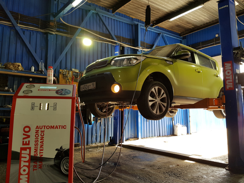Замена масла в АКПП Kia Soul Замена масла в АКПП Kia Soul