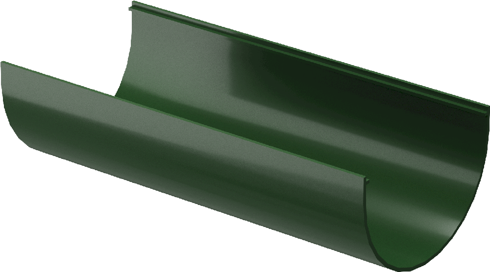 Жёлоб водосточный d120 мм Docke Standard 3000 мм, Зелёный (RAL6005)