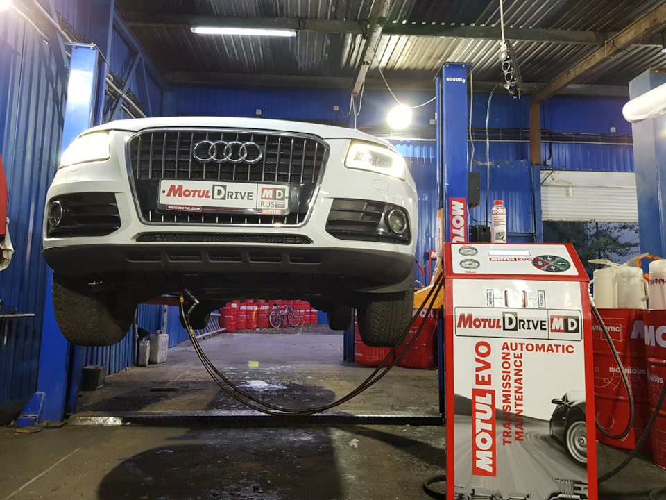 Замена масла в АКПП Audi Q5 Замена масла в АКПП Audi Q5