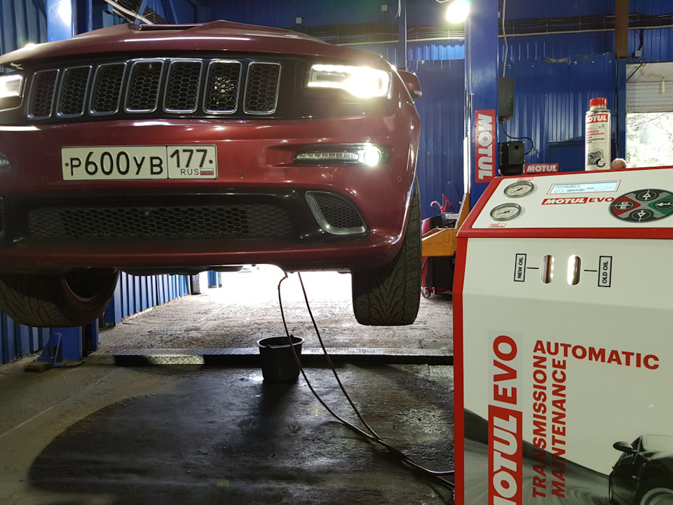 Замена масла в автоматической коробке Jeep Замена масла в автоматической коробке Jeep