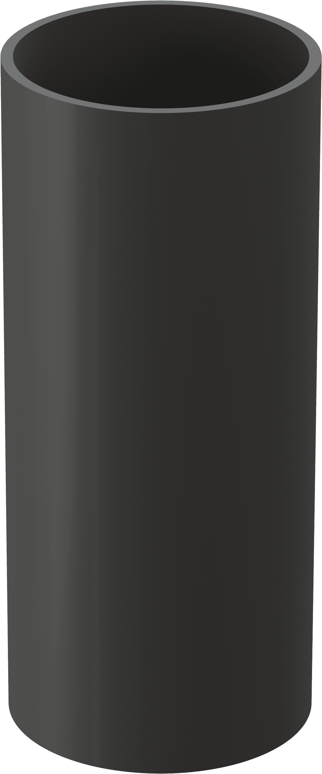 Труба водосточная d85 мм Docke Premium 3000 мм, Графит (RAL7024)