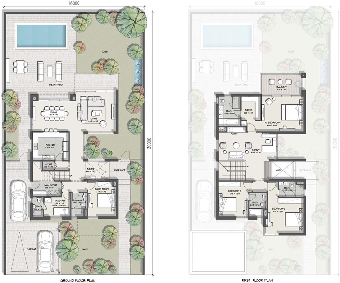 Emaar Caya Villas Floor Plans – Arabian Ranches III