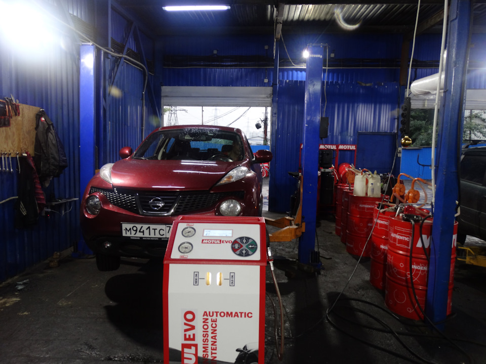 Замена масла в АКПП Juke Замена масла в АКПП Juke