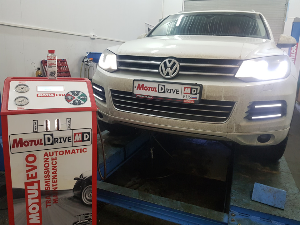 Замена масла в АКПП Touareg Замена масла в АКПП Touareg